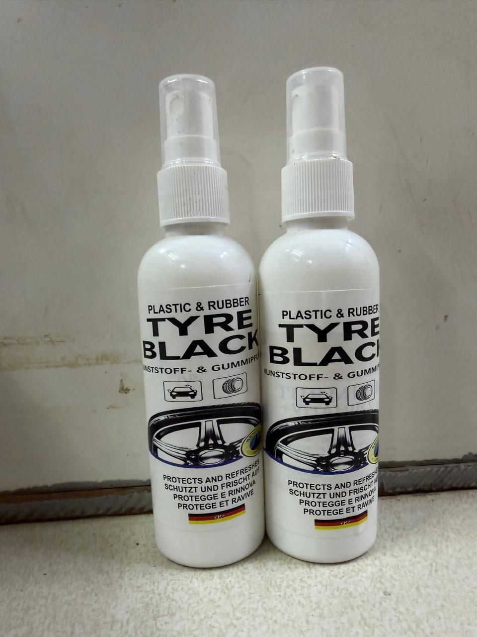 Rubber Tyre Shine Protector Spray 100 ml (Pack of 2)