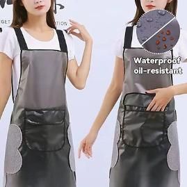 Oil-Water Proof Transparent Cooking Apron