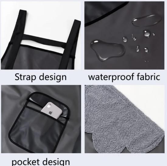 Oil-Water Proof Transparent Cooking Apron