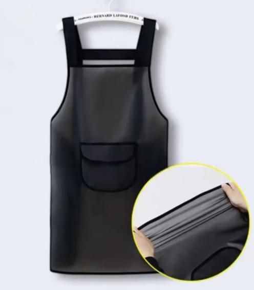 Oil-Water Proof Transparent Cooking Apron