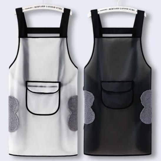 Oil-Water Proof Transparent Cooking Apron