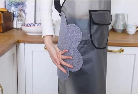Oil-Water Proof Transparent Cooking Apron